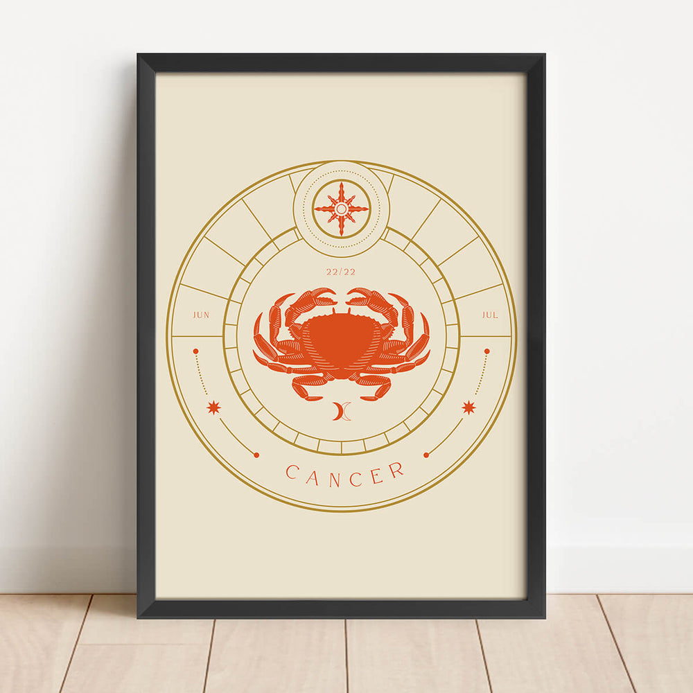 Vintage Zodyak-Yengeç