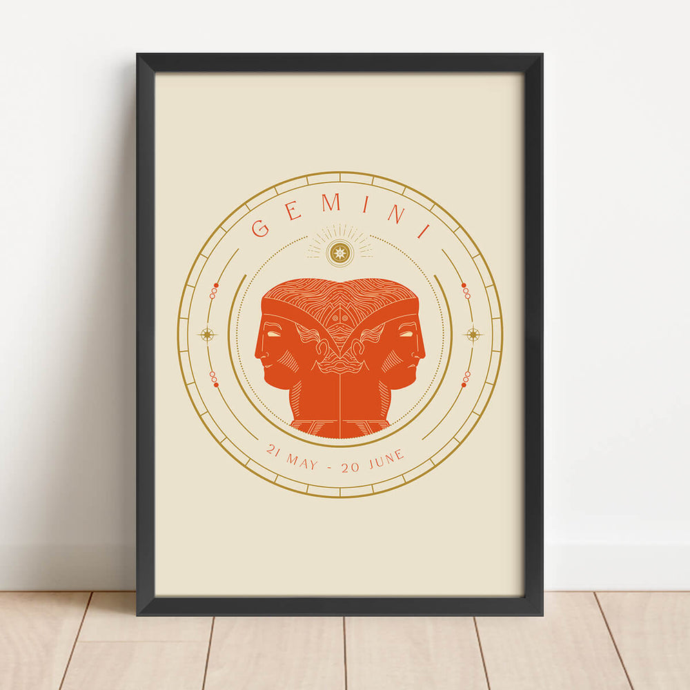 Vintage Zodyak - İkizler